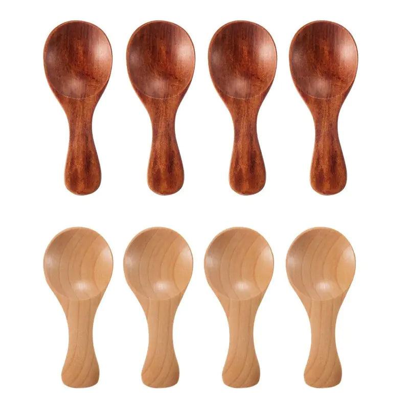 Mini Wooden Spoons, 4Pcs